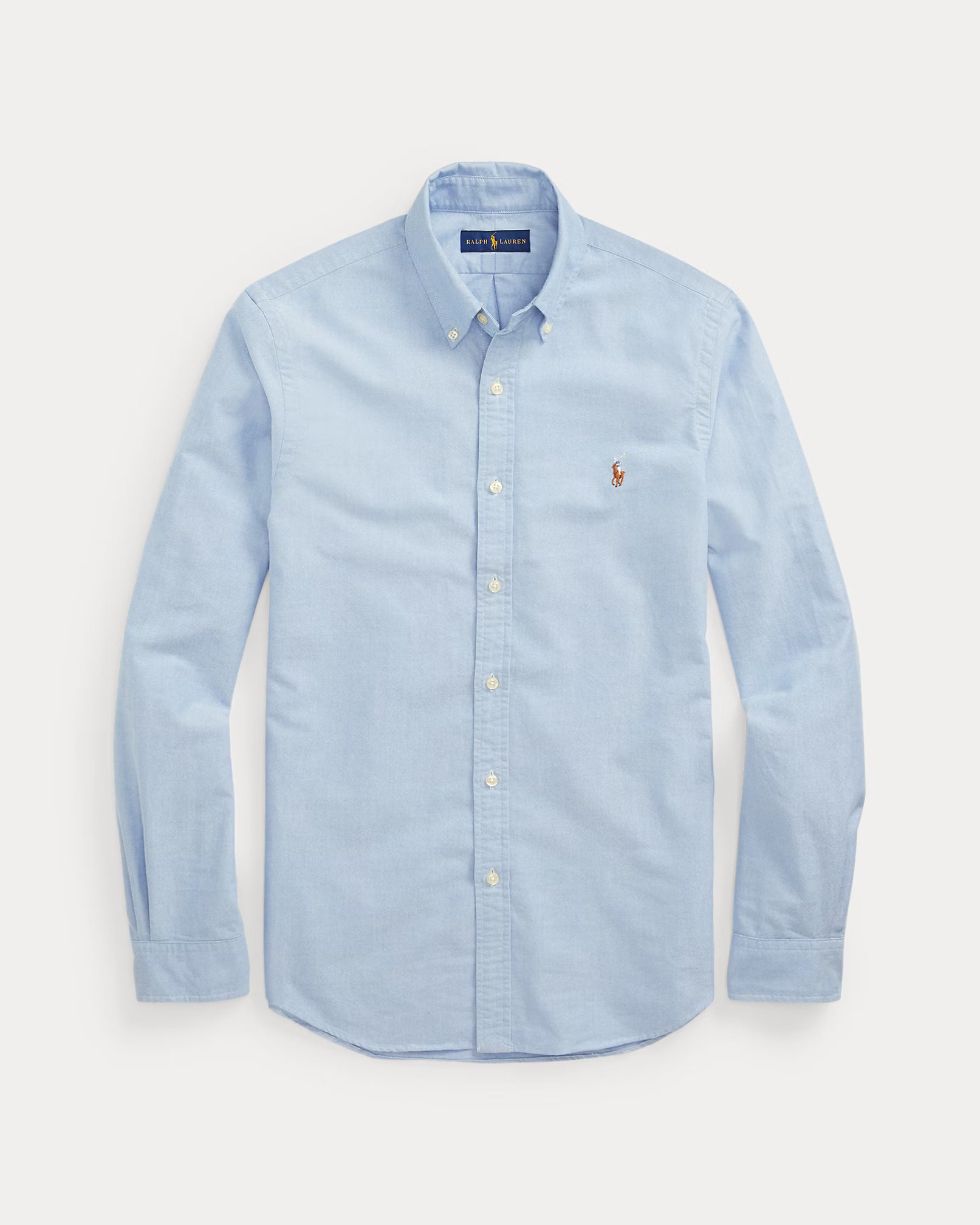 Chemise Ralph Lauren Homme Bleue Slim Fit vue produit
