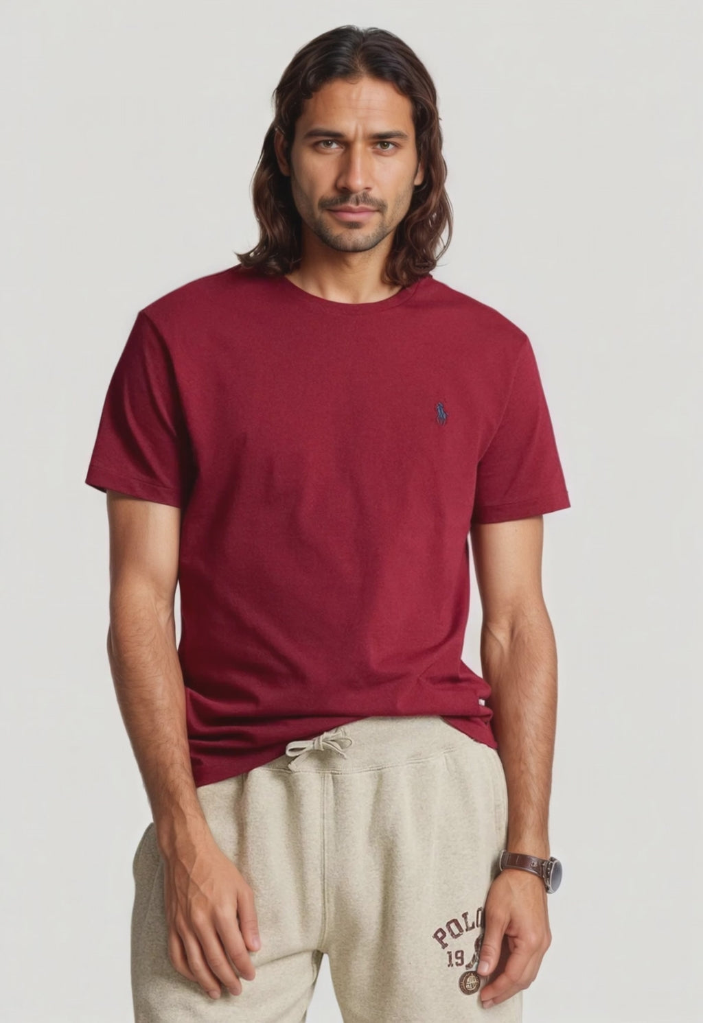 T-shirt Ralph Lauren - BORDEAUX