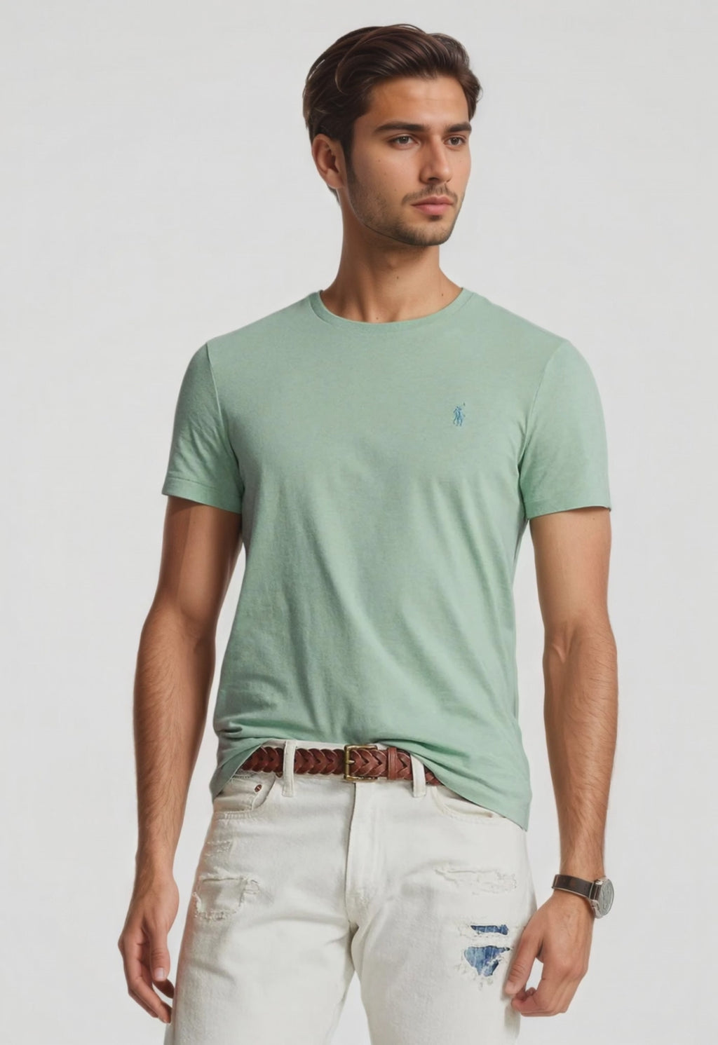 T-shirt Ralph Lauren - VERT CLAIR