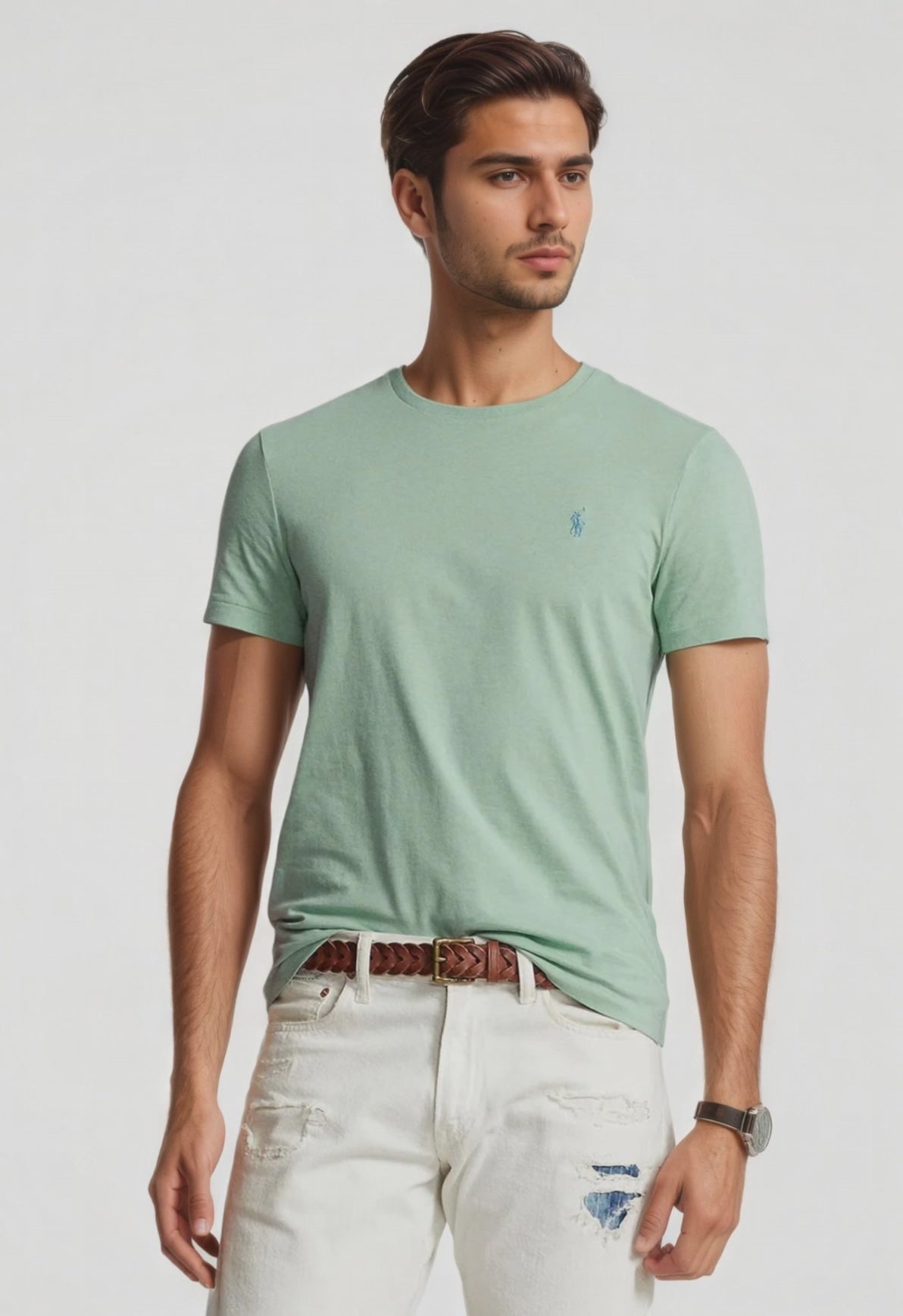 T-shirt Ralph Lauren - VERT CLAIR