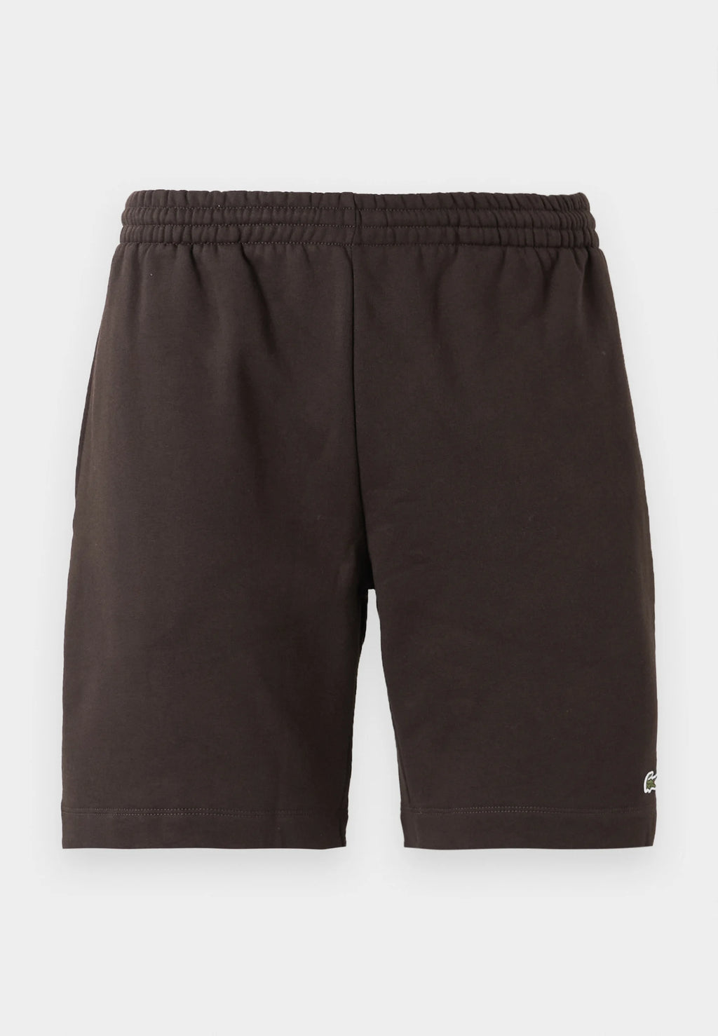 Short Lacoste gris détail crocodile brodé

