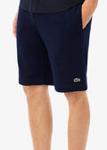Short Lacoste homme bleu nuit vu de face
