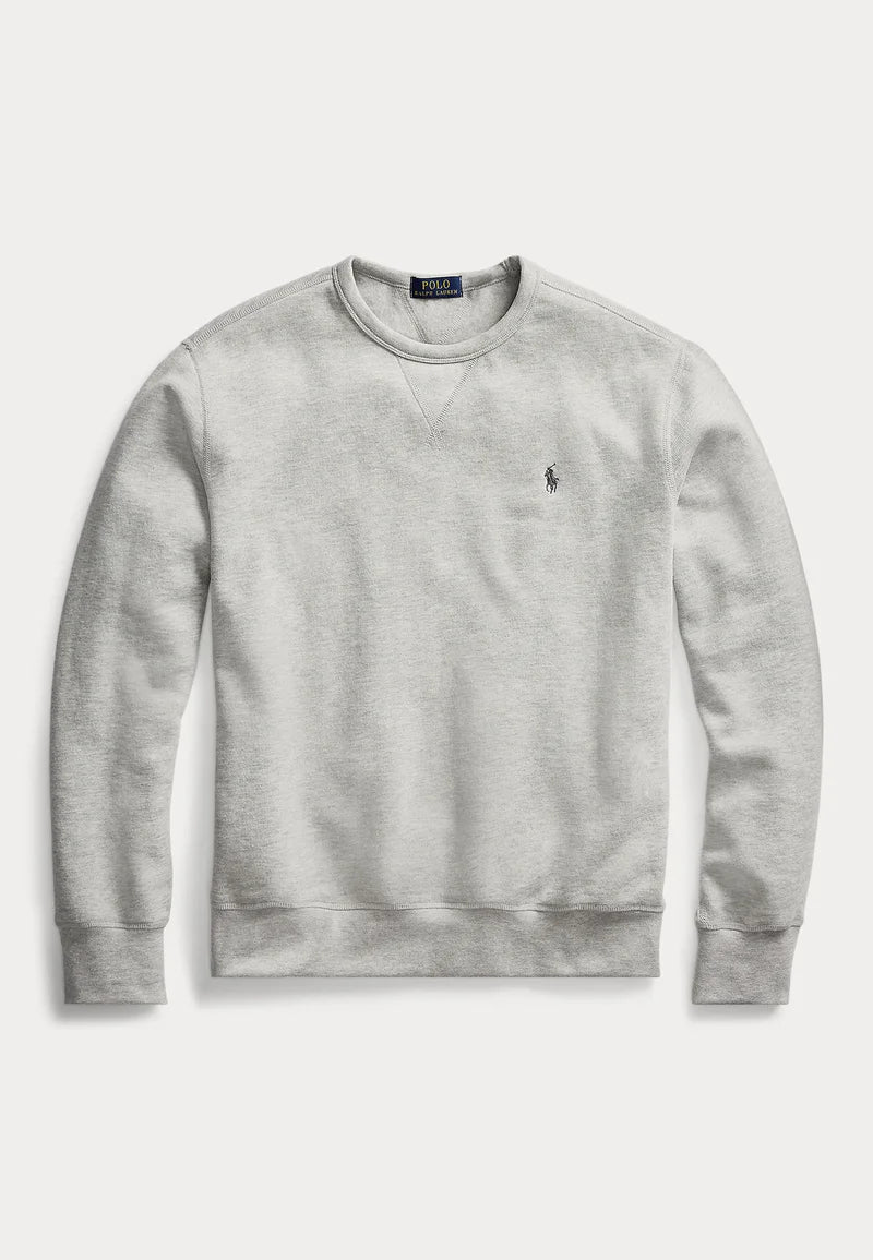 Sweat Ralph Lauren Homme Gris Coupe Classique vue produit