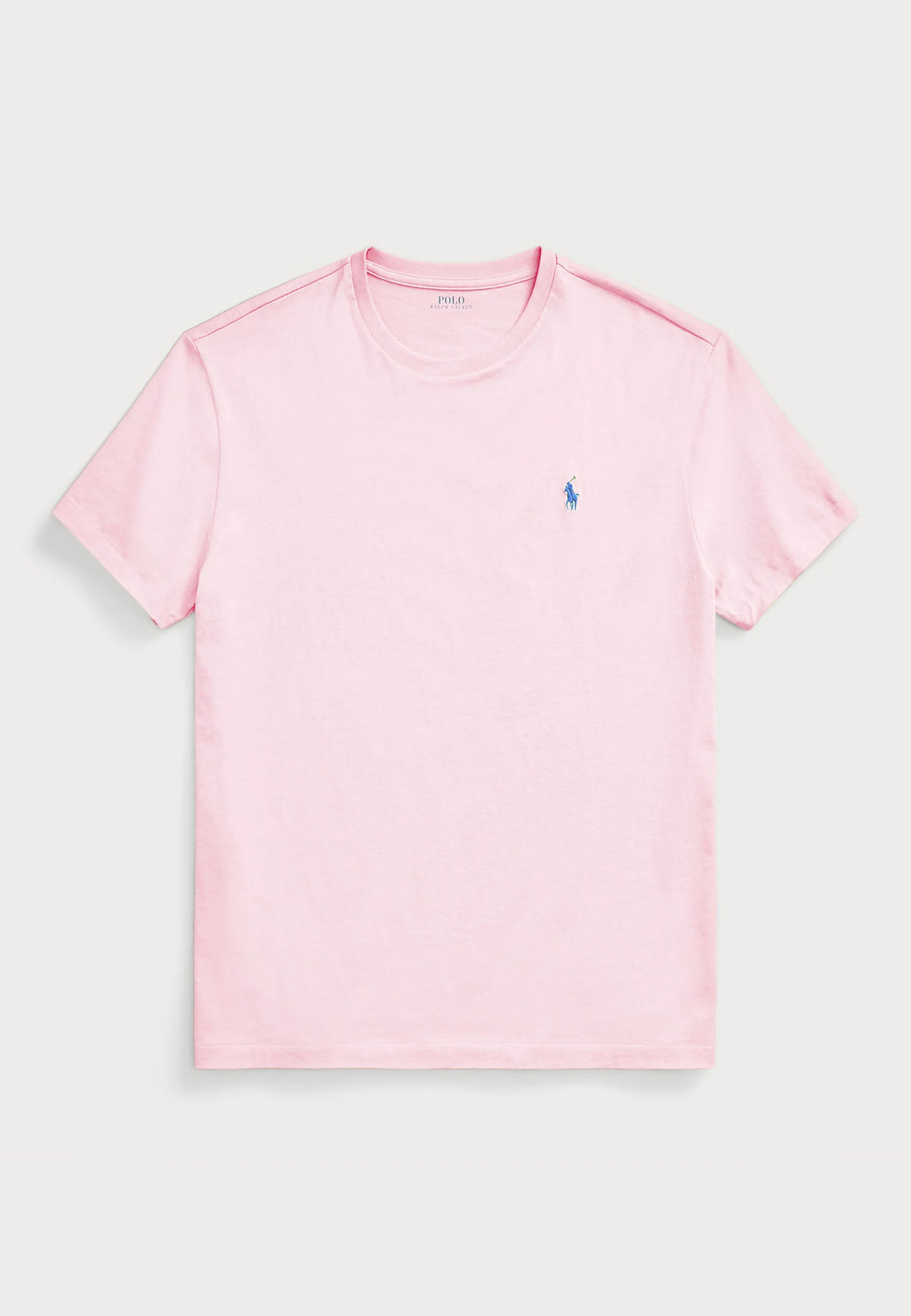T-shirt Ralph Lauren Homme Rose Custom Slim Fit vue produit